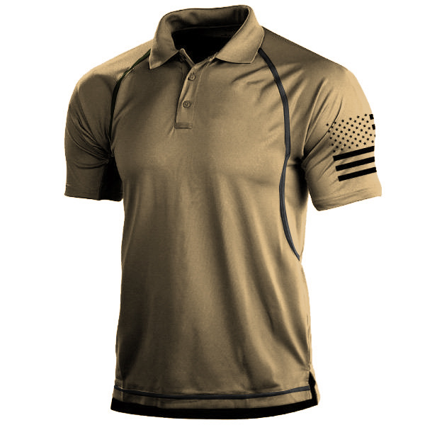 Darius | Men's Sporty Polo Shirt with Trim
