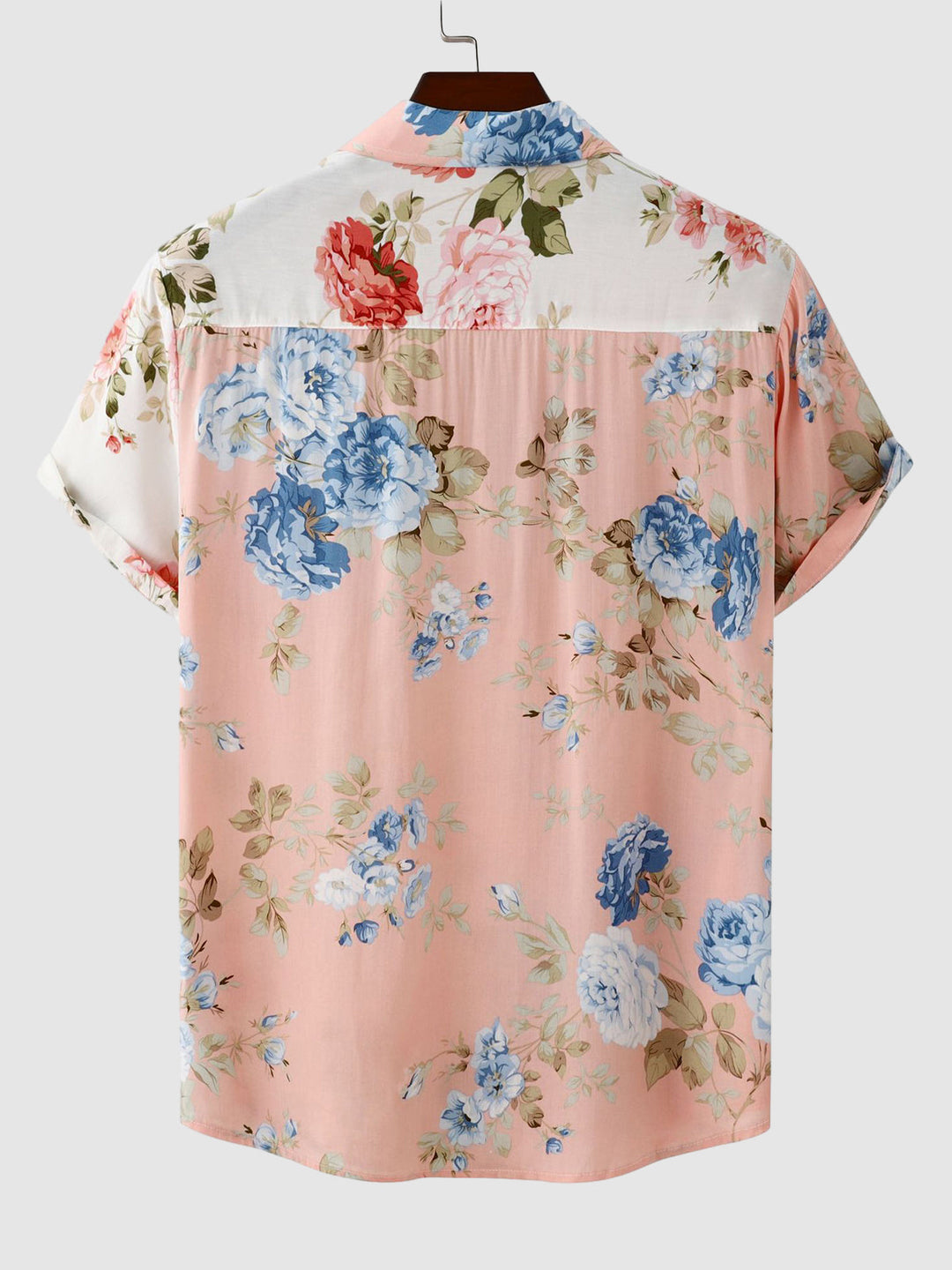 Alexander | Men’s Floral Short Sleeve Shirt with Chest Pocket