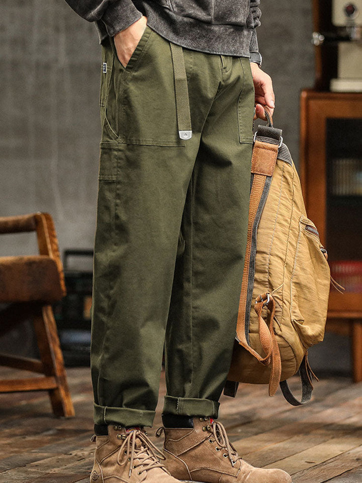 Dylan | Men's Vintage Utility Pants with Drawstring