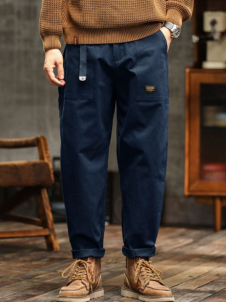 Dylan | Men's Vintage Utility Pants with Drawstring