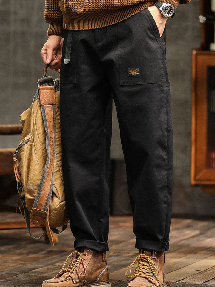 Dylan | Men's Vintage Utility Pants with Drawstring
