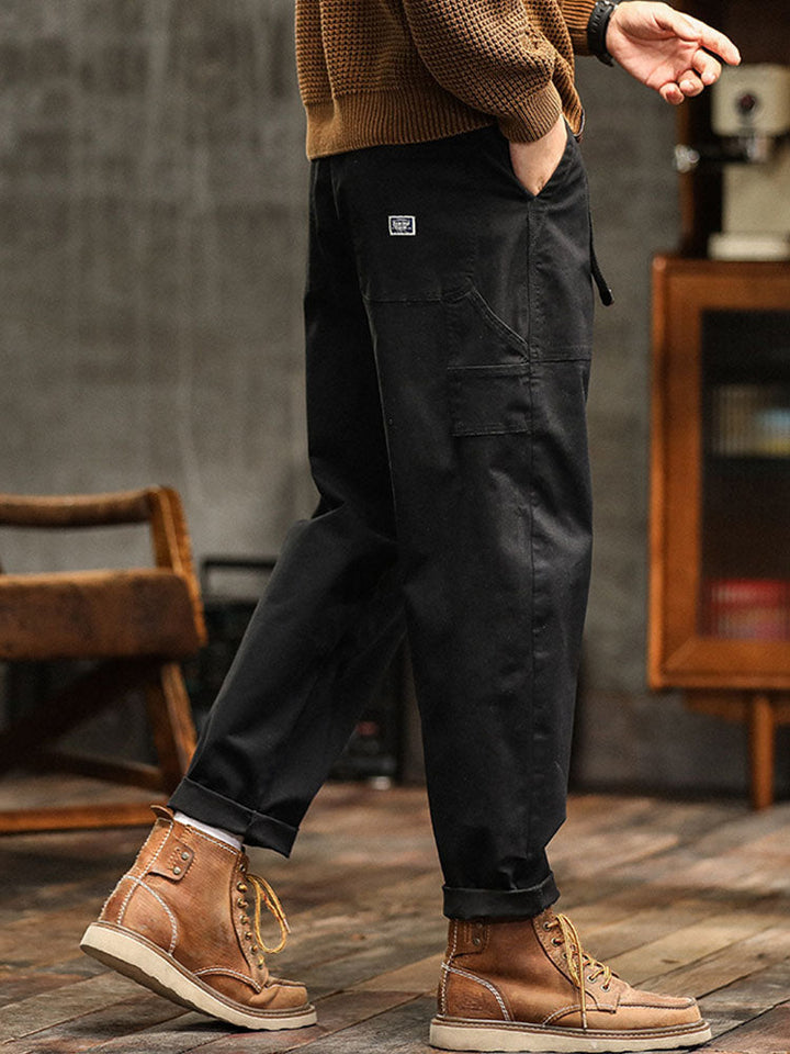 Dylan | Men's Vintage Utility Pants with Drawstring