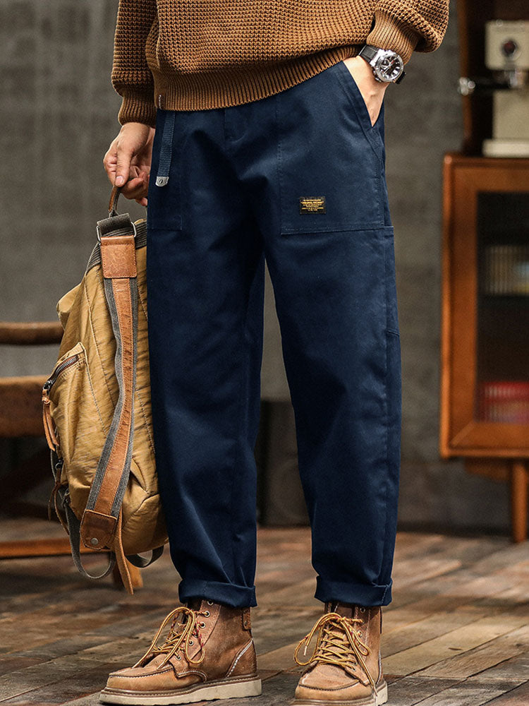 Dylan | Men's Vintage Utility Pants with Drawstring