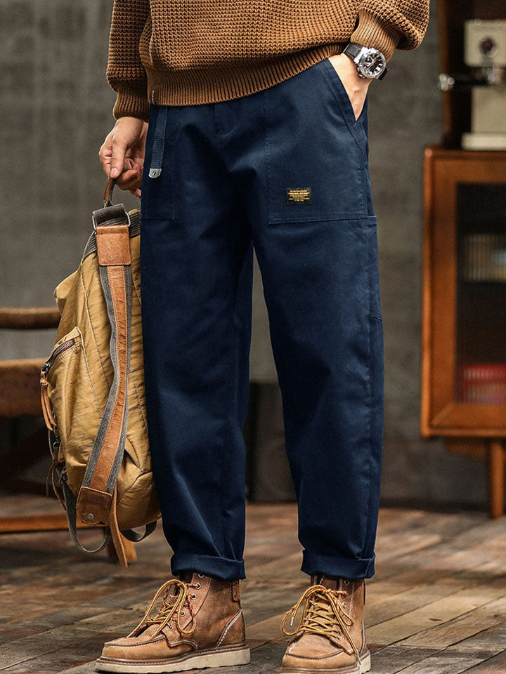 Dylan | Men's Vintage Utility Pants with Drawstring