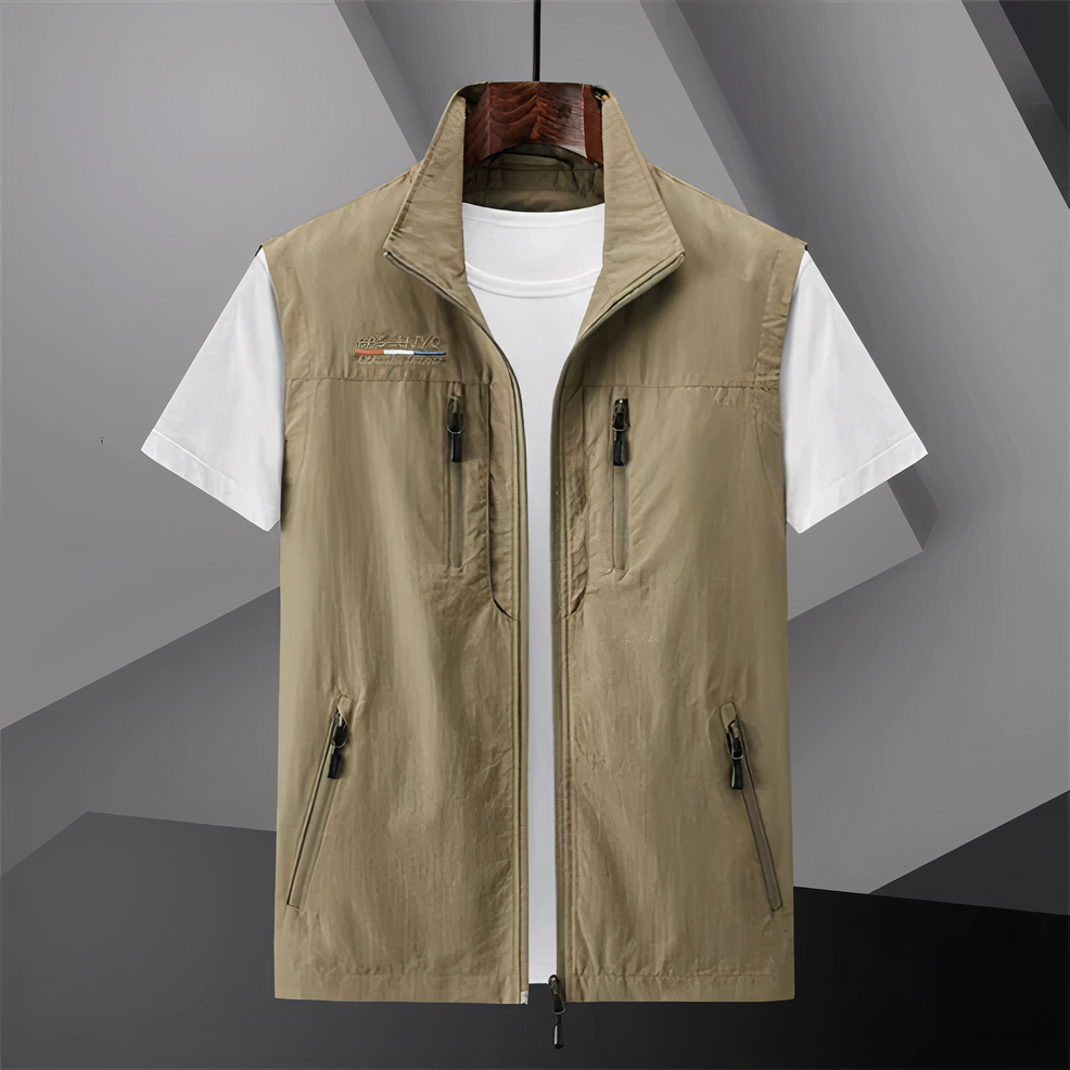Weston | Men’s Vest with Zipper Pockets