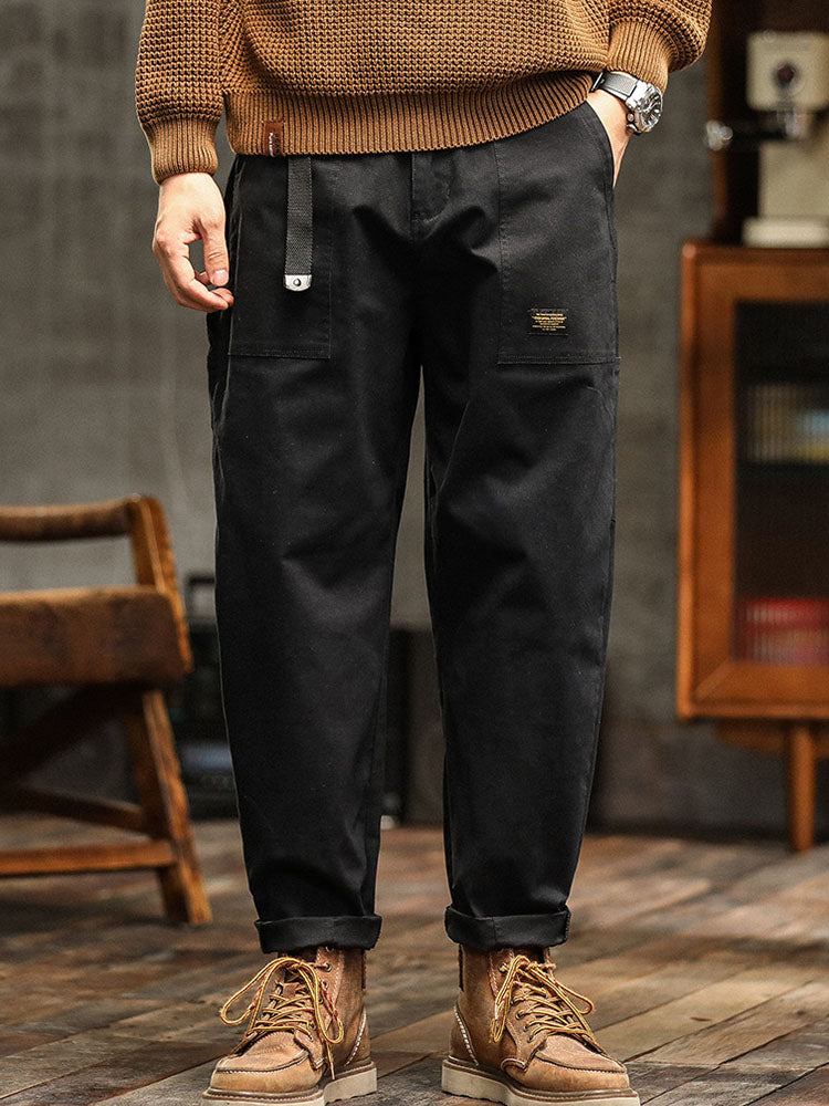 Dylan | Men's Vintage Utility Pants with Drawstring