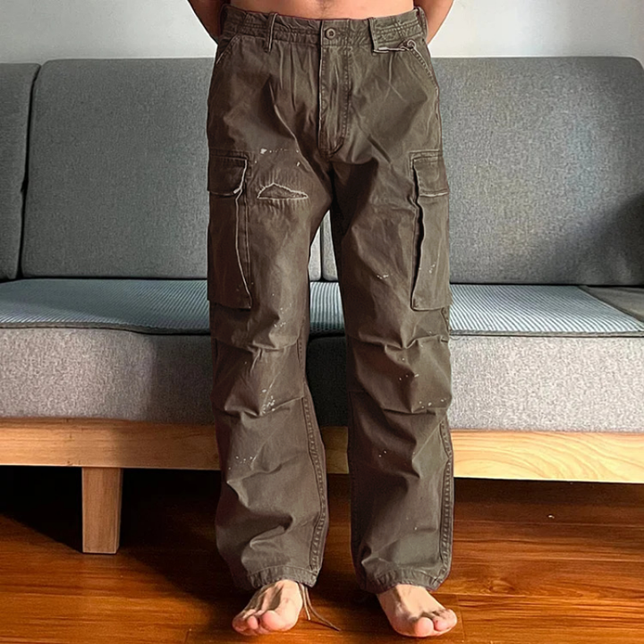 Harry | Men's Washed Baggy Cargo Pants