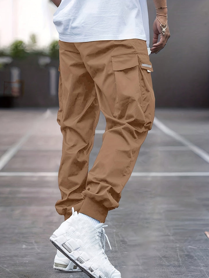 Dominic | Men’s Jogger Cargo Pants with Drawstring