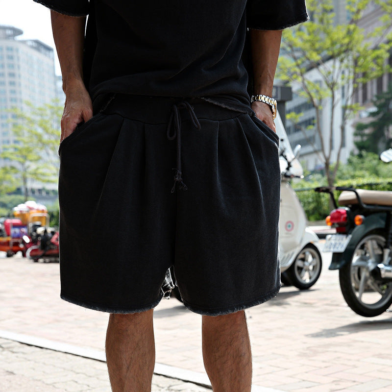 Kenji | Men’s Two Piece Set with Loose Fit T-shirt and Shorts