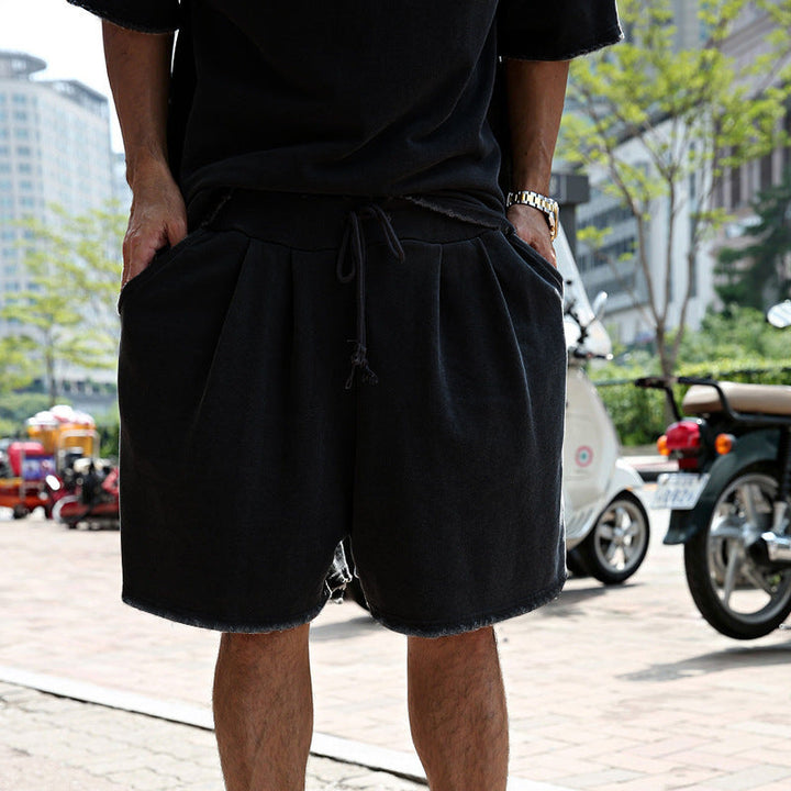 Kenji | Men’s Two Piece Set with Loose Fit T-shirt and Shorts