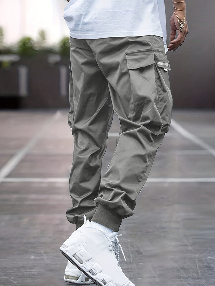 Dominic | Men’s Jogger Cargo Pants with Drawstring