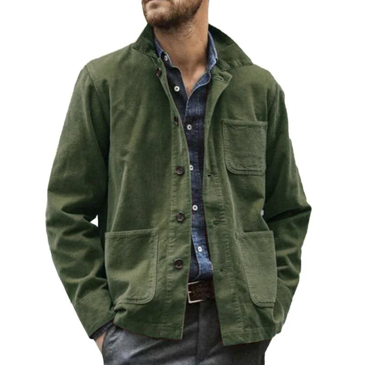 Hudson | Men's Vintage Button Up Jacket with Flap Pockets