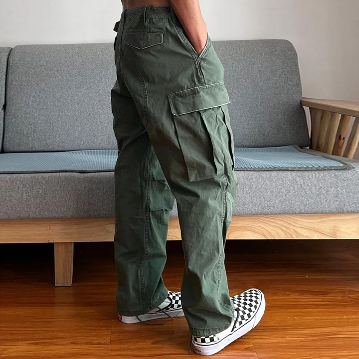 Harry | Men's Washed Baggy Cargo Pants