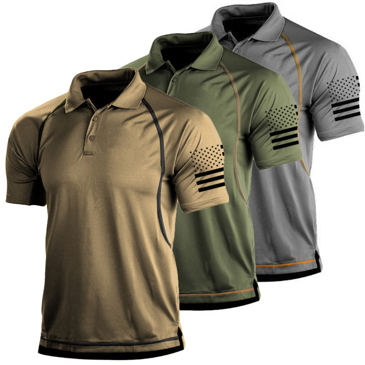 Darius | Men's Sporty Polo Shirt with Trim