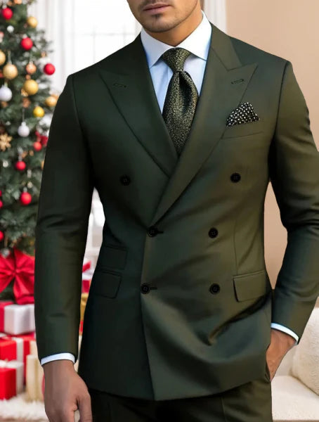 Roman | Men's Tailored Two Piece Formal Suit with Single Breasted Coat and Trouser