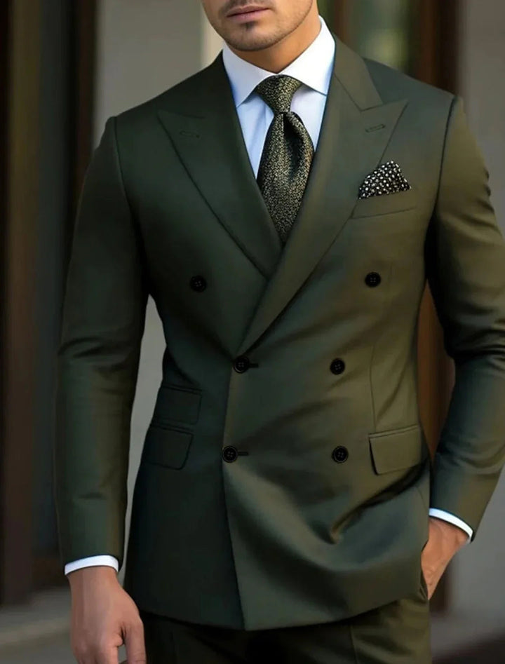 Roman | Men's Tailored Two Piece Formal Suit with Single Breasted Coat and Trouser