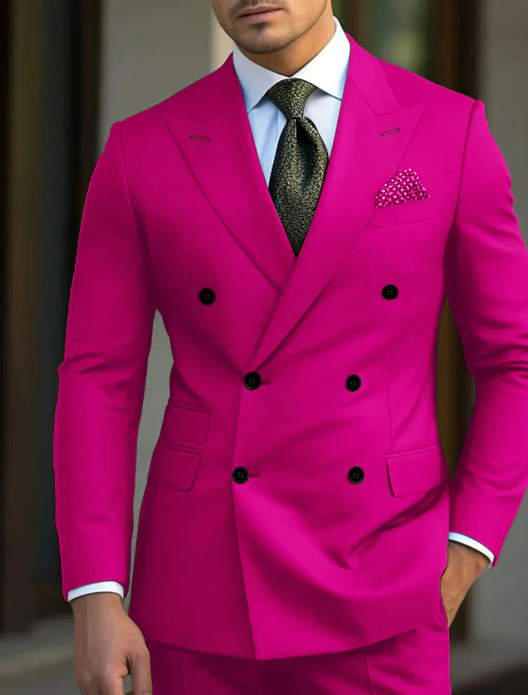 Roman | Men's Tailored Two Piece Formal Suit with Single Breasted Coat and Trouser