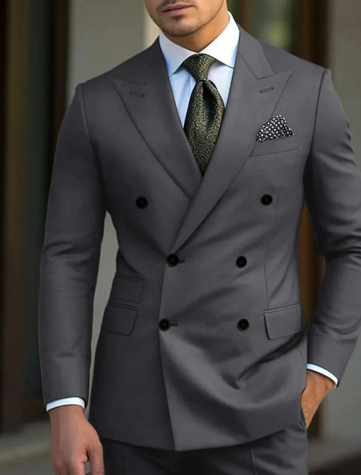 Roman | Men's Tailored Two Piece Formal Suit with Single Breasted Coat and Trouser