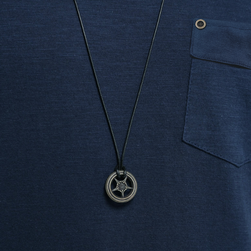Oman | Men’s V-Neck T-Shirt with Chest Pocket