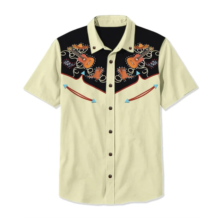 Walter | Men's Floral Print Button Down Shirt