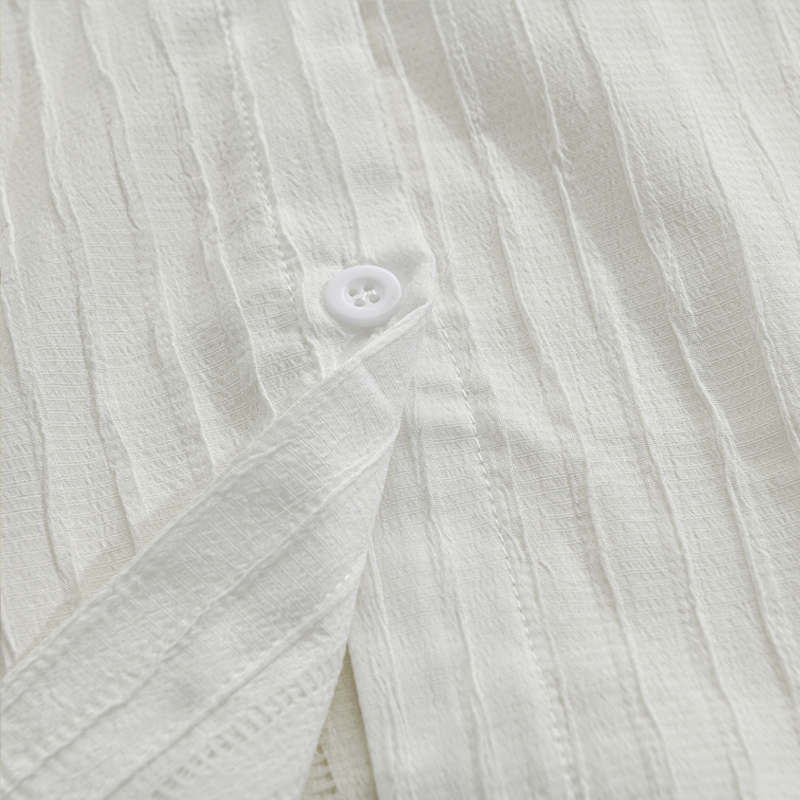 Vince | Men's Striped Pattern Long Sleeve Shirt with Buttons