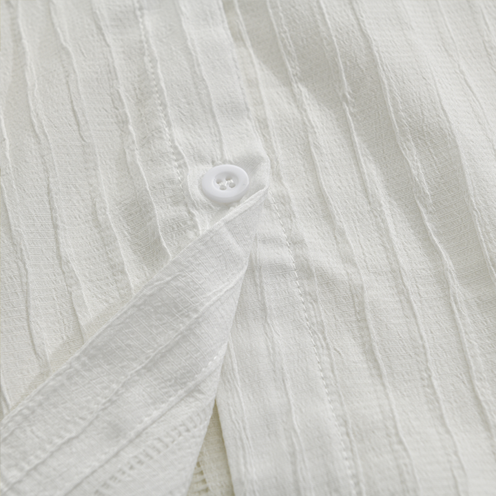 Vince | Men's Striped Pattern Long Sleeve Shirt with Buttons