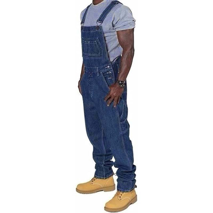 Grayson | Men's Loose Fit Denim Overalls with Multi Pockets