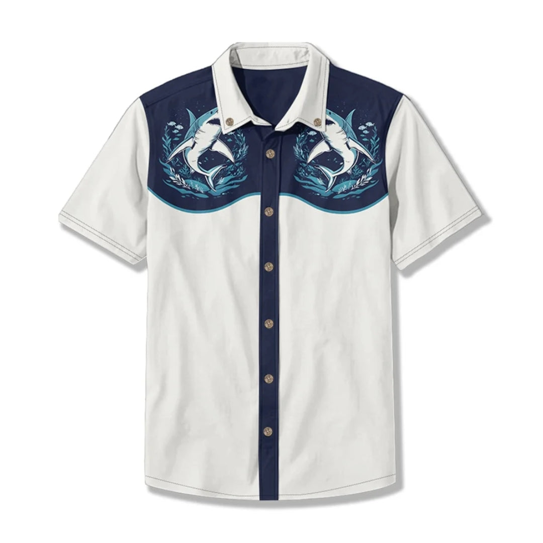 Walter | Men's Floral Print Button Down Shirt