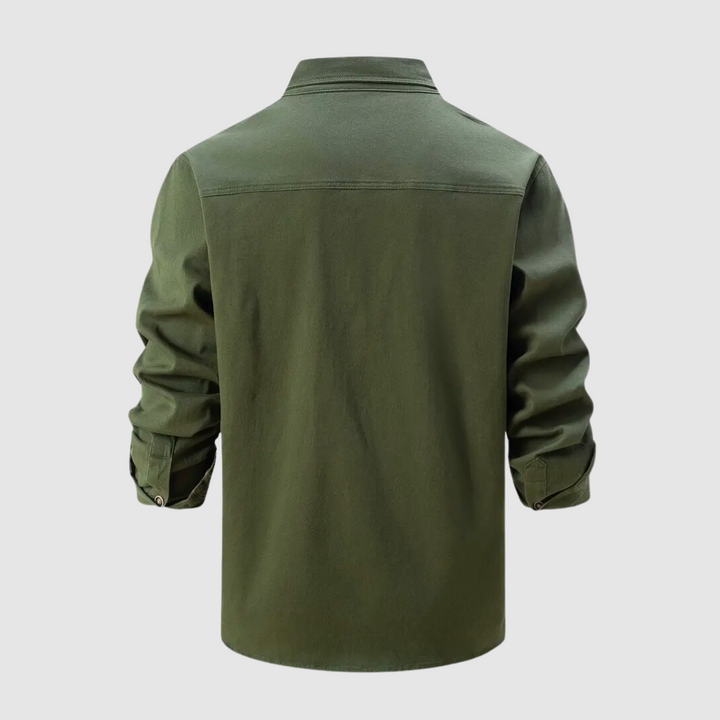 Kellan | Men’s Folded Sleeve Shirt with Pockets