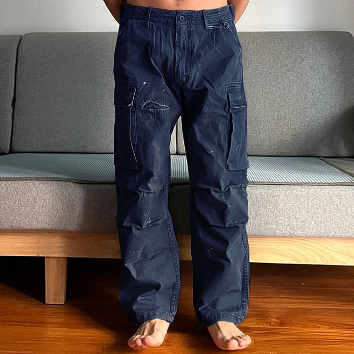 Harry | Men's Washed Baggy Cargo Pants