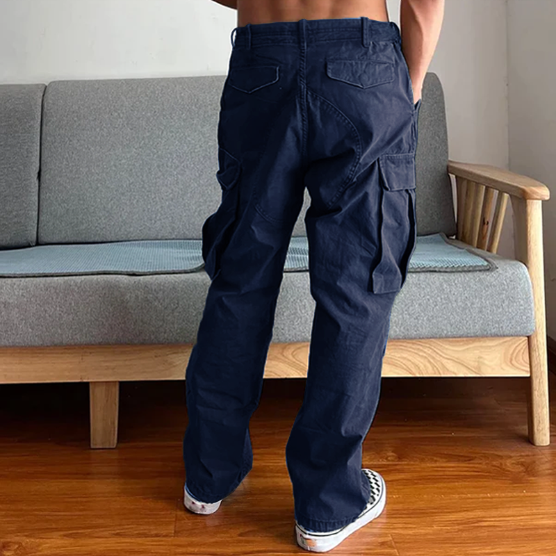 Harry | Men's Washed Baggy Cargo Pants