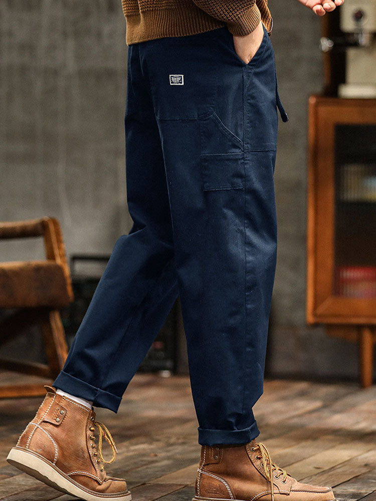 Dylan | Men's Vintage Utility Pants with Drawstring