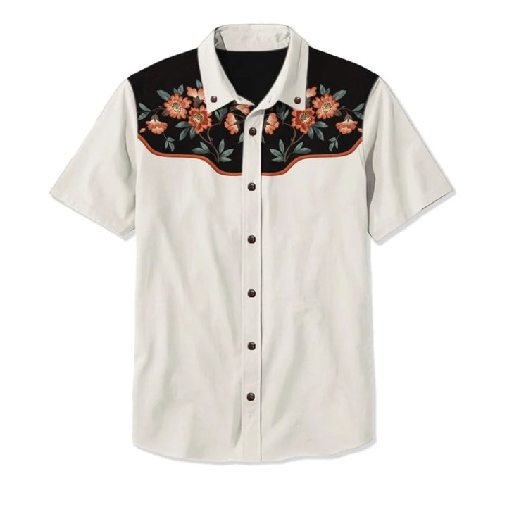 Walter | Men's Floral Print Button Down Shirt