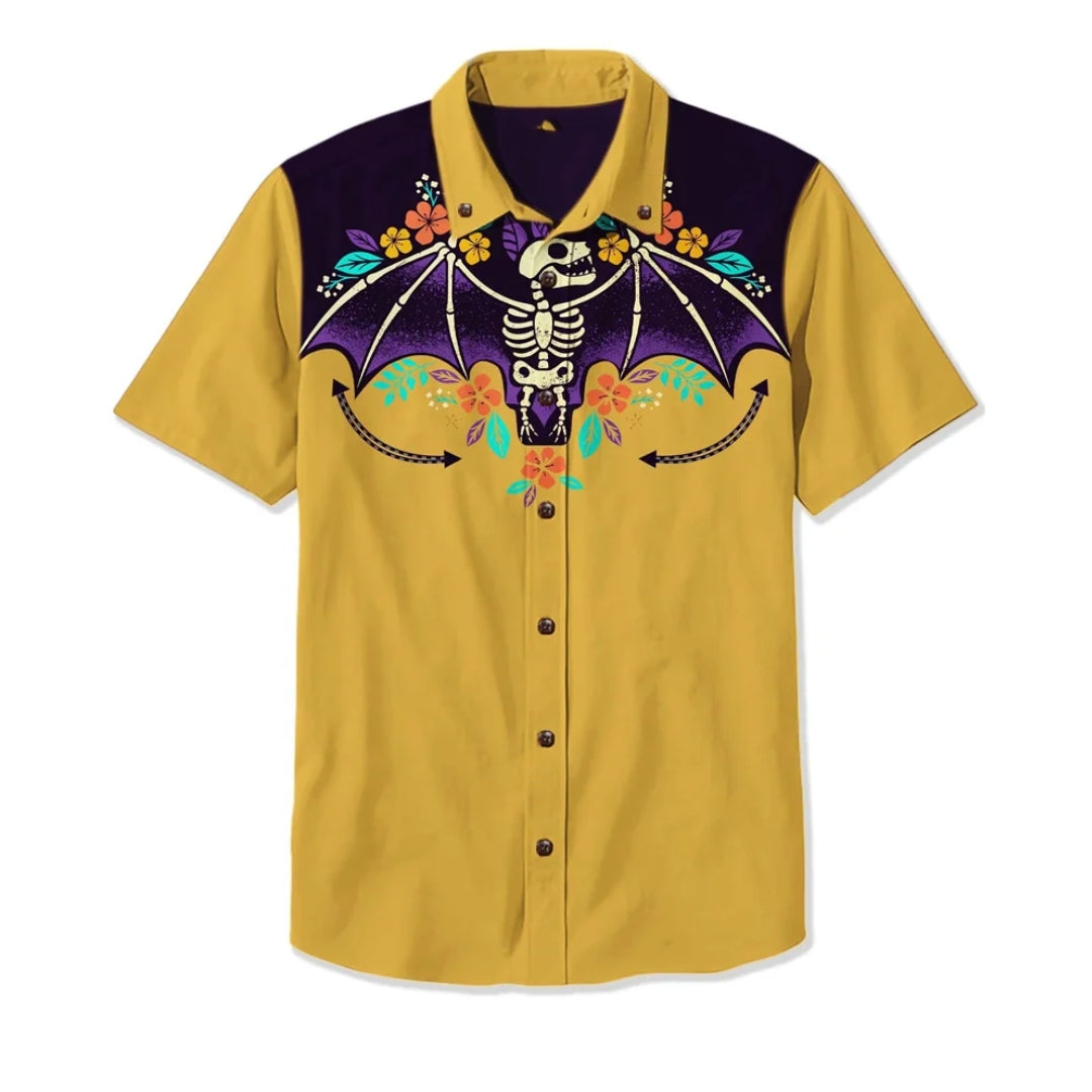 Walter | Men's Floral Print Button Down Shirt
