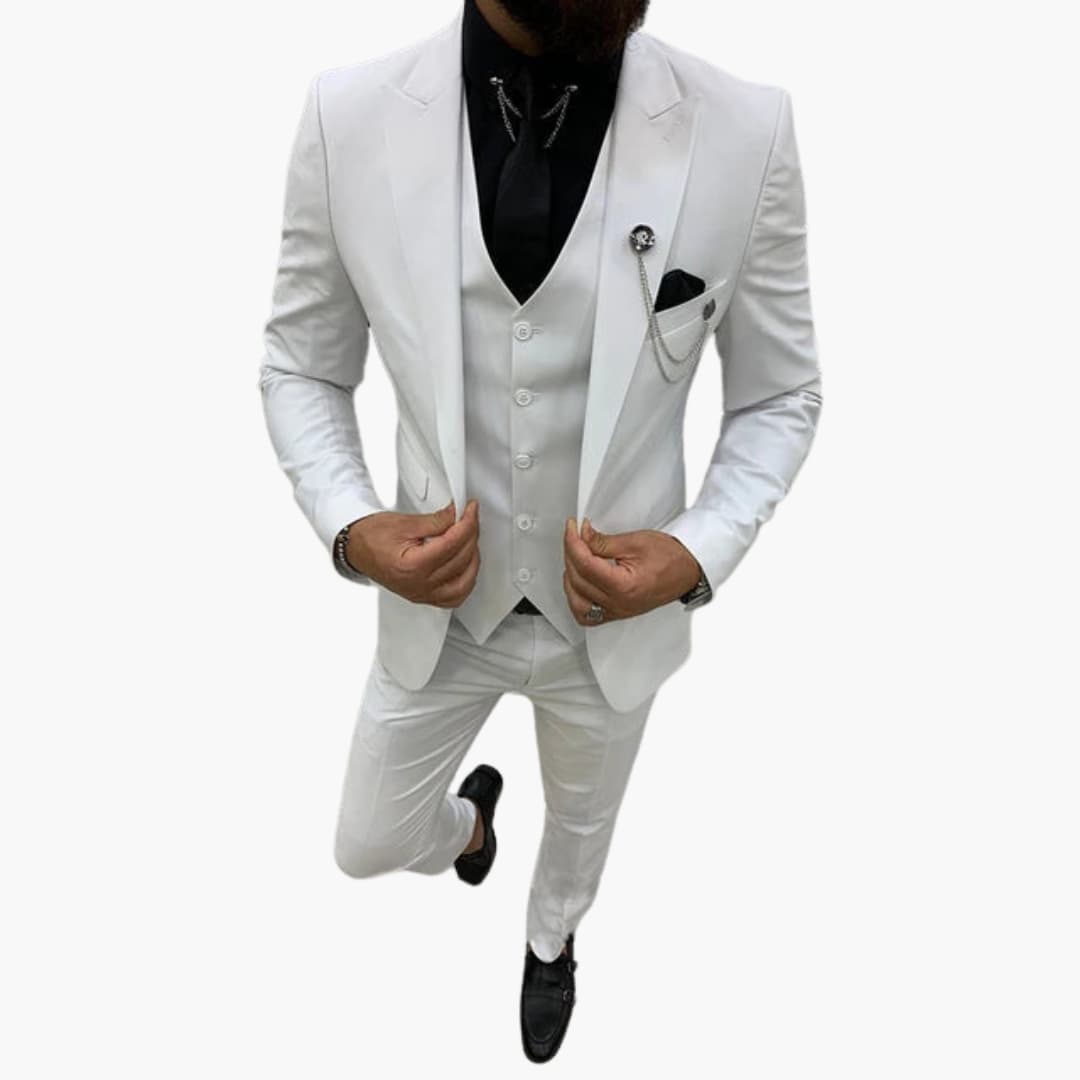 Caleb | Men's Slim Fit Three Piece Formal Suit
