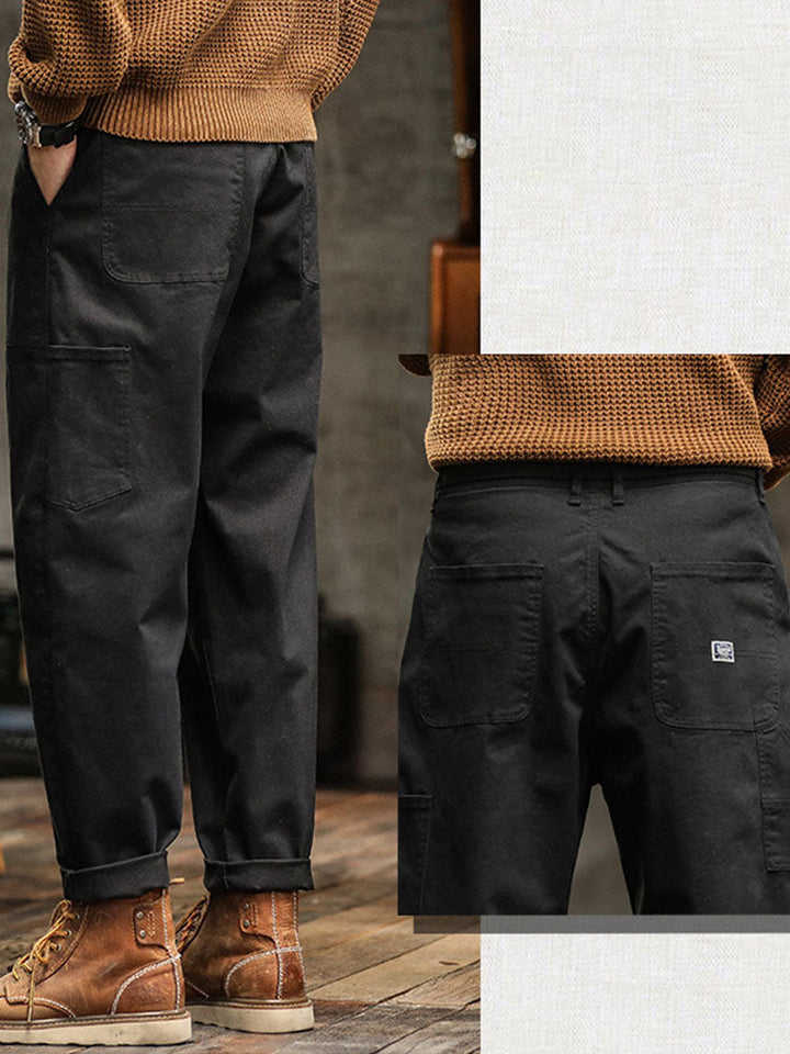 Dylan | Men's Vintage Utility Pants with Drawstring