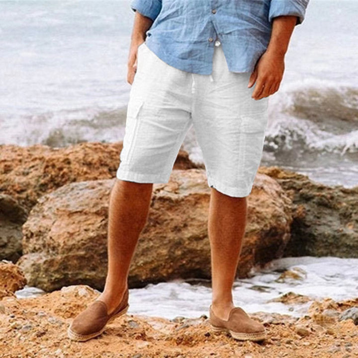 Tobias | Men’s Linen Summer Short with Drawstring