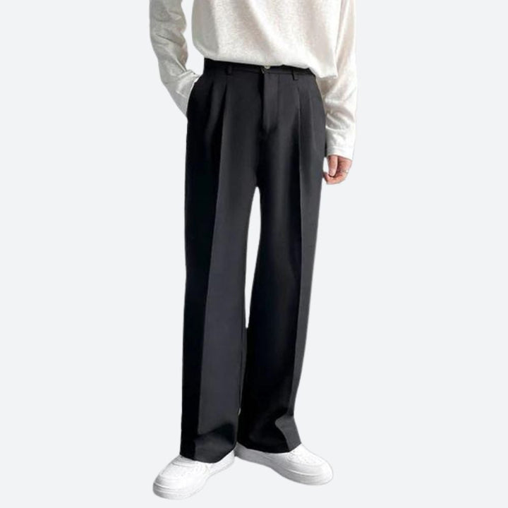 Stellan | Men’s Pleated Trouser with High Waist