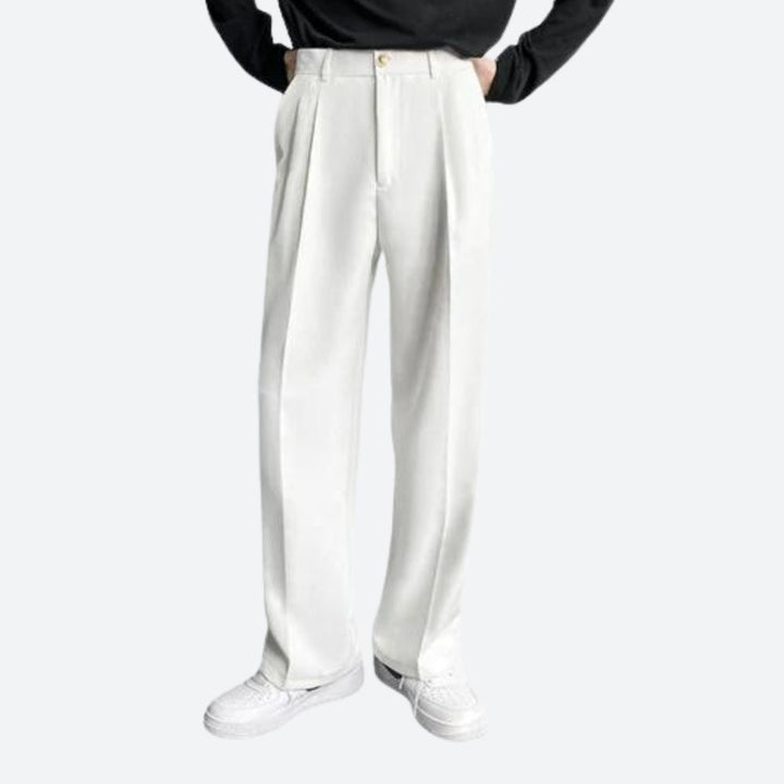 Stellan | Men’s Pleated Trouser with High Waist