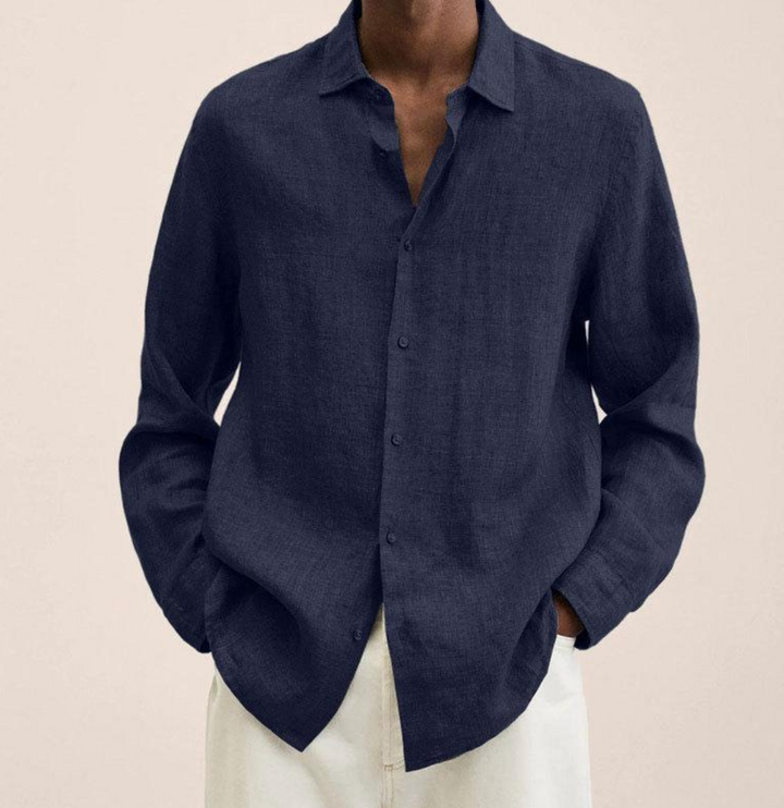 Erick | Men’s Lightweight Long Sleeve Shirt with Button Up