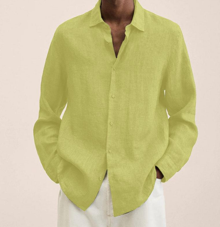 Erick | Men’s Lightweight Long Sleeve Shirt with Button Up