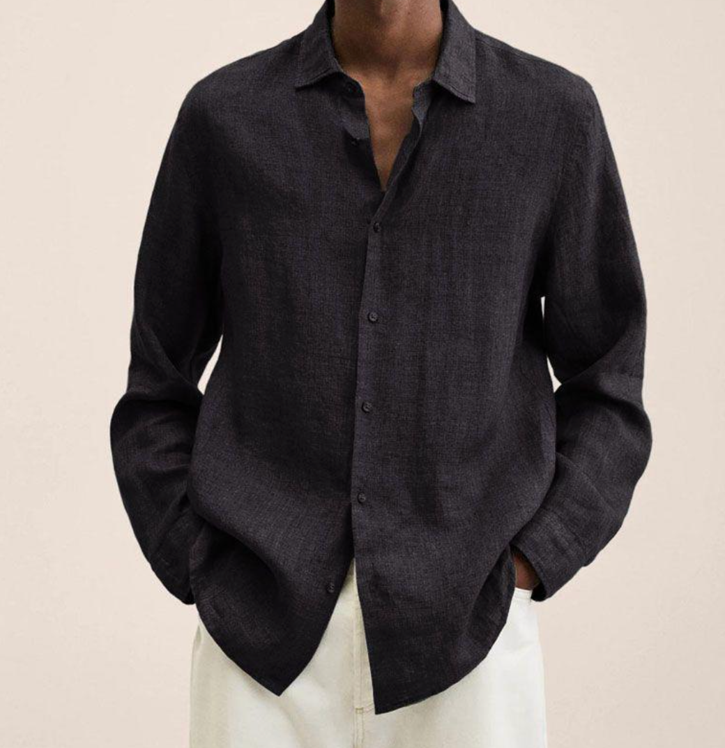 Erick | Men’s Lightweight Long Sleeve Shirt with Button Up