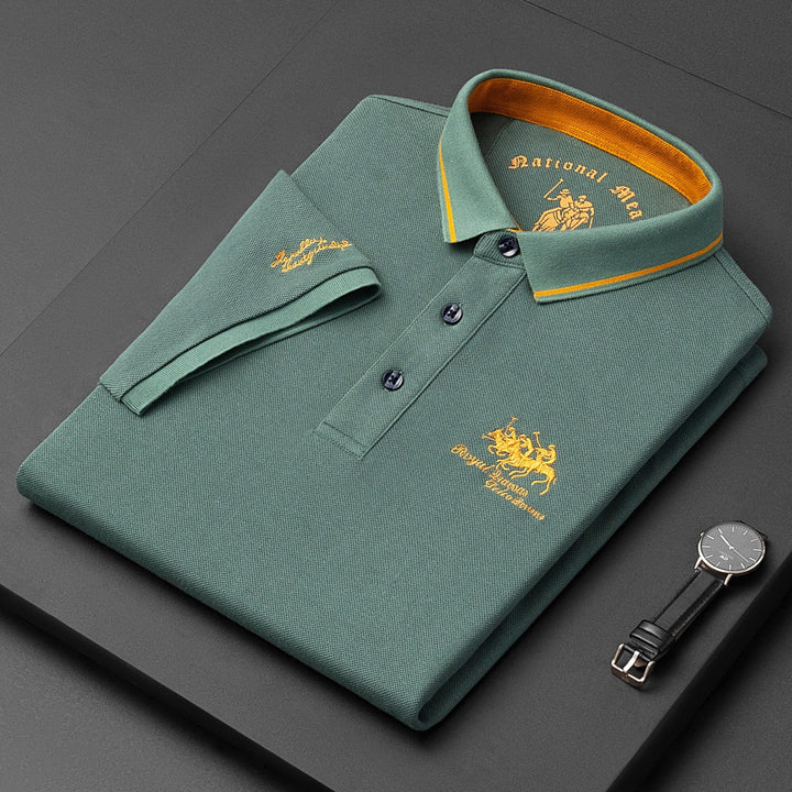 York | Men’s Polo Shirt with Embroidery
