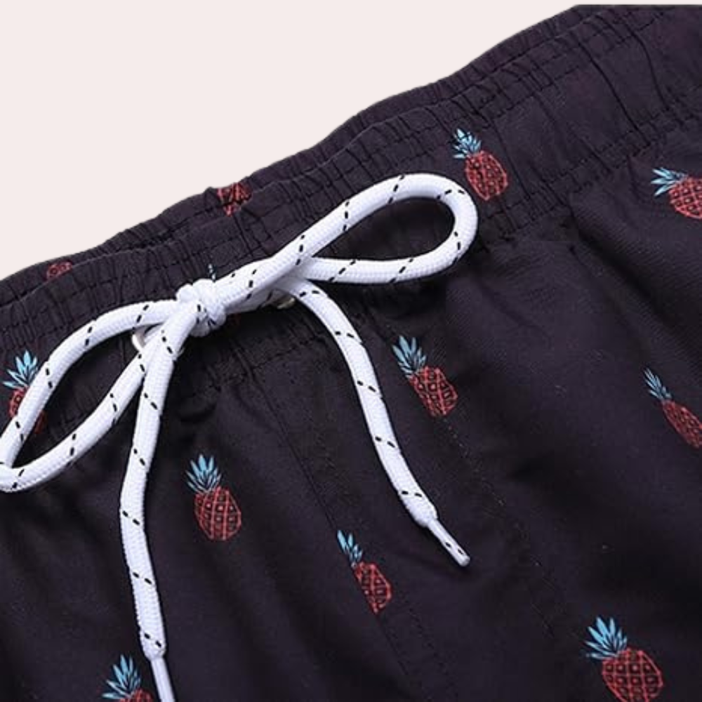 Marlo | Men’s Printed Summer Shorts with Drawstring Waist