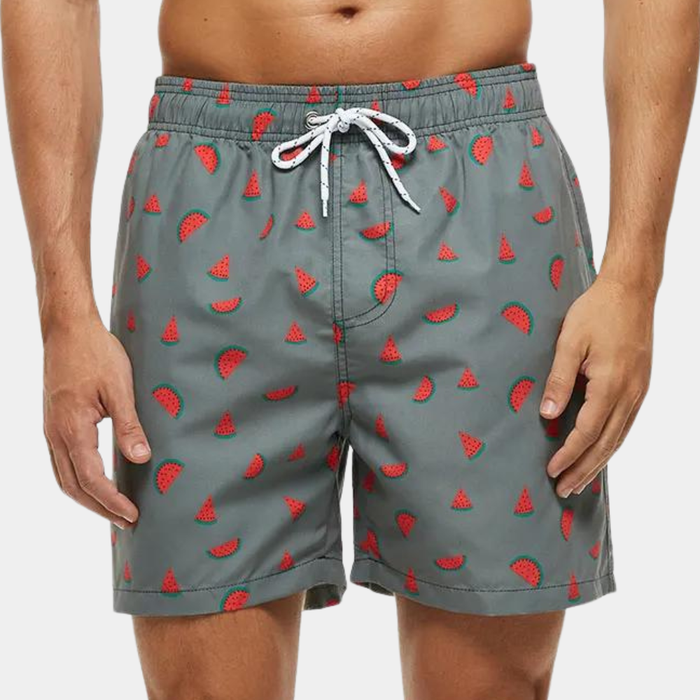 Marlo | Men’s Printed Summer Shorts with Drawstring Waist
