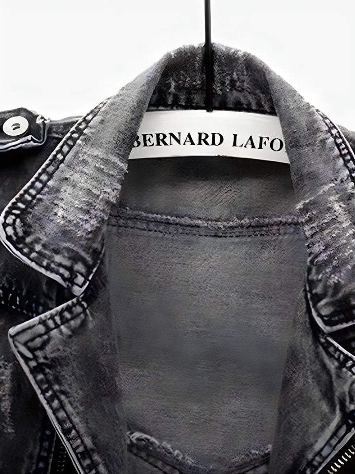 Allan | Men's Denim Waistcoat with Zipper Pockets