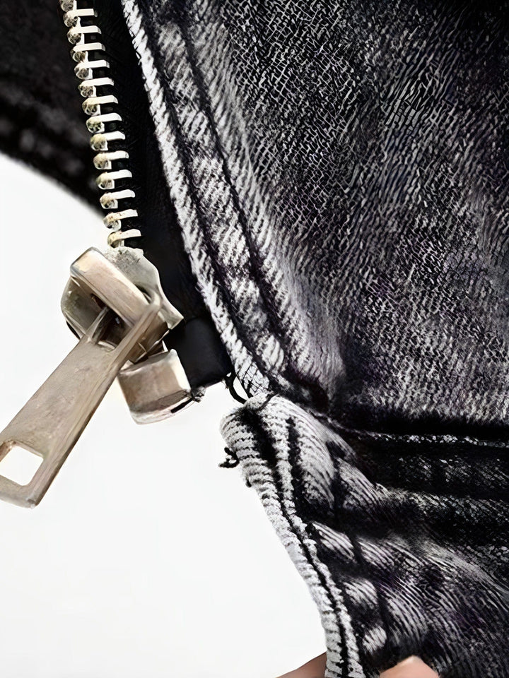 Allan | Men's Denim Waistcoat with Zipper Pockets