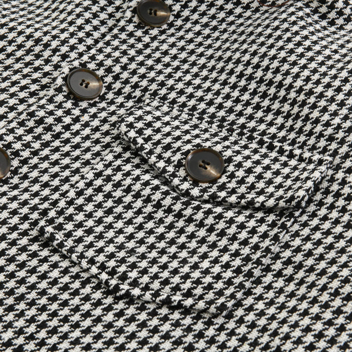 Tomlin | Men's Checkered Coat with Button-Up