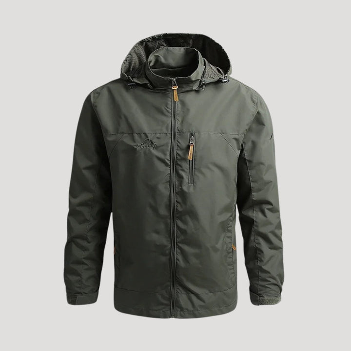 Quill | Men’s Waterproof Rain Jacket with Hood and Zippers