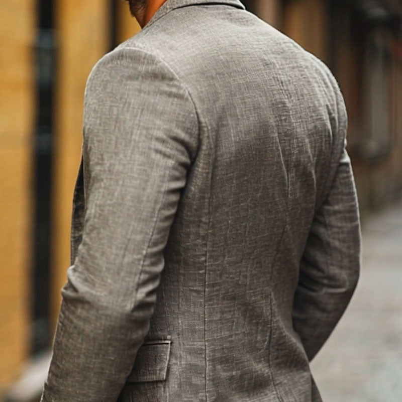 Maverick | Men's Linen Blazer with Pockets